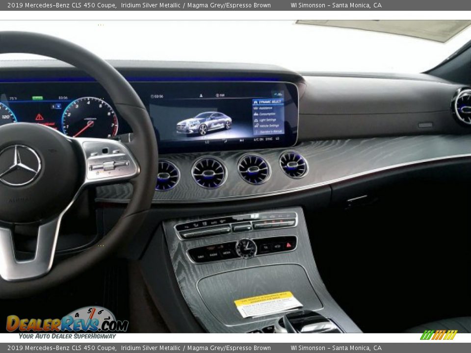 2019 Mercedes-Benz CLS 450 Coupe Iridium Silver Metallic / Magma Grey/Espresso Brown Photo #6