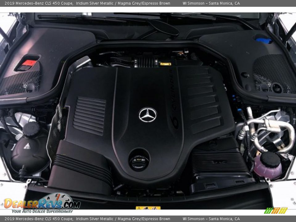 2019 Mercedes-Benz CLS 450 Coupe Iridium Silver Metallic / Magma Grey/Espresso Brown Photo #8