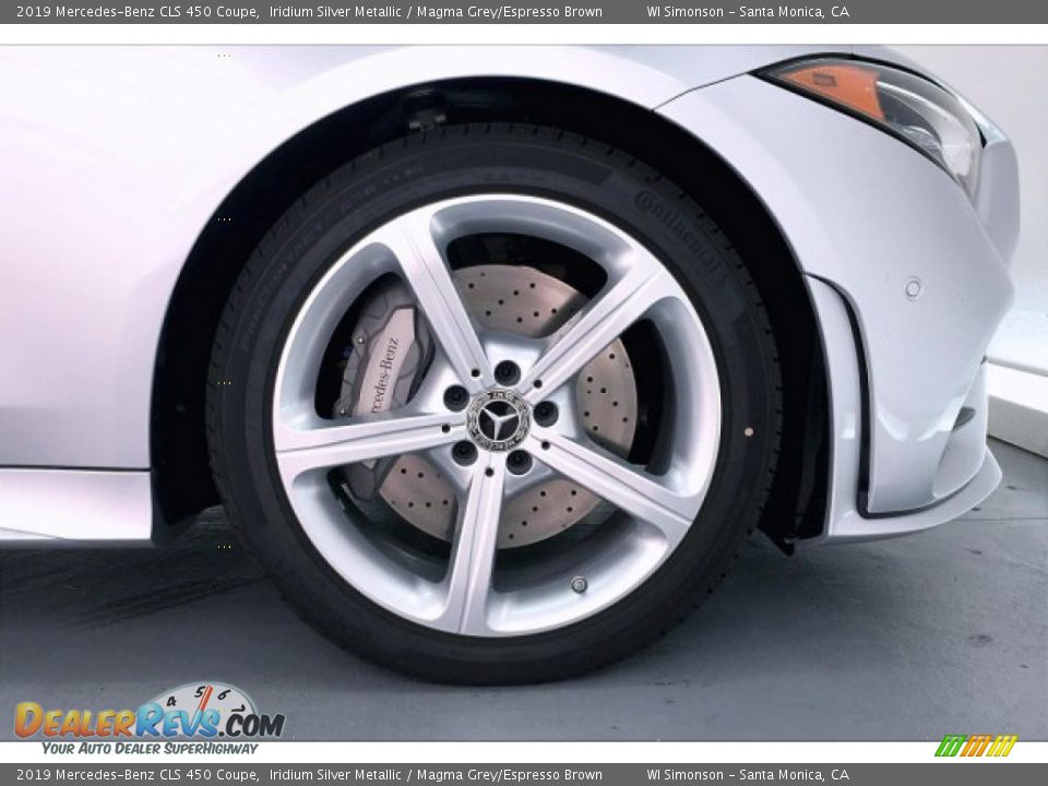 2019 Mercedes-Benz CLS 450 Coupe Iridium Silver Metallic / Magma Grey/Espresso Brown Photo #9