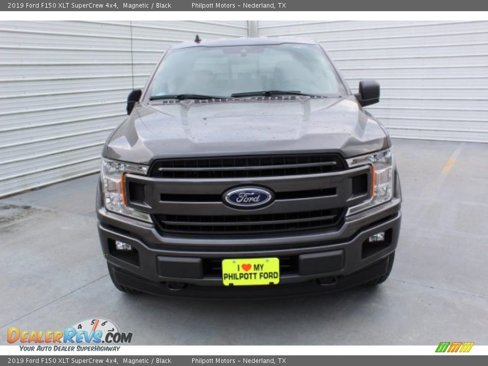 2019 Ford F150 XLT SuperCrew 4x4 Magnetic / Black Photo #3