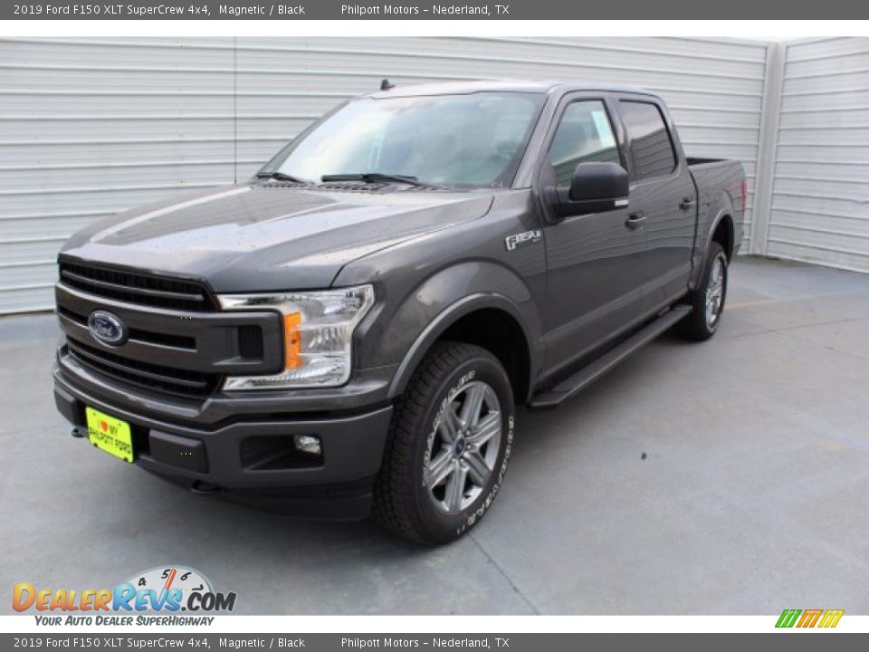 2019 Ford F150 XLT SuperCrew 4x4 Magnetic / Black Photo #4