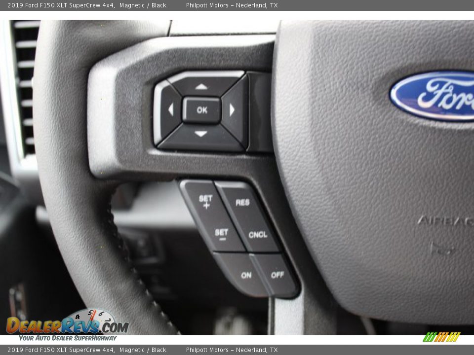 2019 Ford F150 XLT SuperCrew 4x4 Magnetic / Black Photo #11