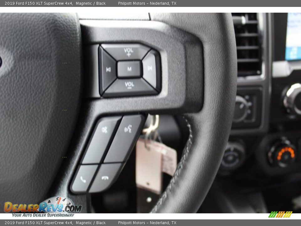 2019 Ford F150 XLT SuperCrew 4x4 Magnetic / Black Photo #12