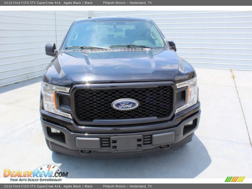 2019 Ford F150 STX SuperCrew 4x4 Agate Black / Black Photo #3