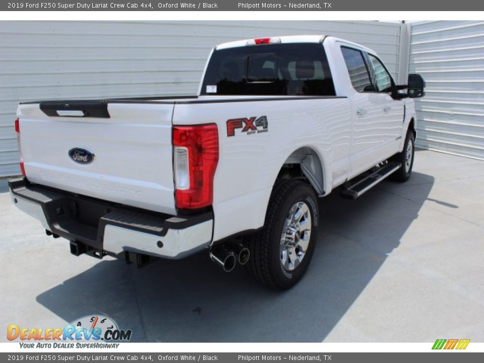 2019 Ford F250 Super Duty Lariat Crew Cab 4x4 Oxford White / Black Photo #8