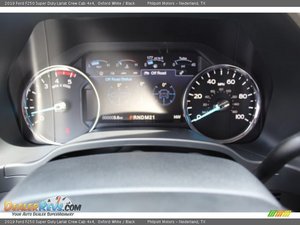 2019 Ford F250 Super Duty Lariat Crew Cab 4x4 Oxford White / Black Photo #14