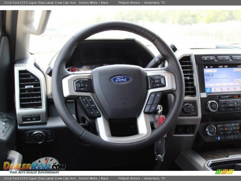 2019 Ford F250 Super Duty Lariat Crew Cab 4x4 Oxford White / Black Photo #23