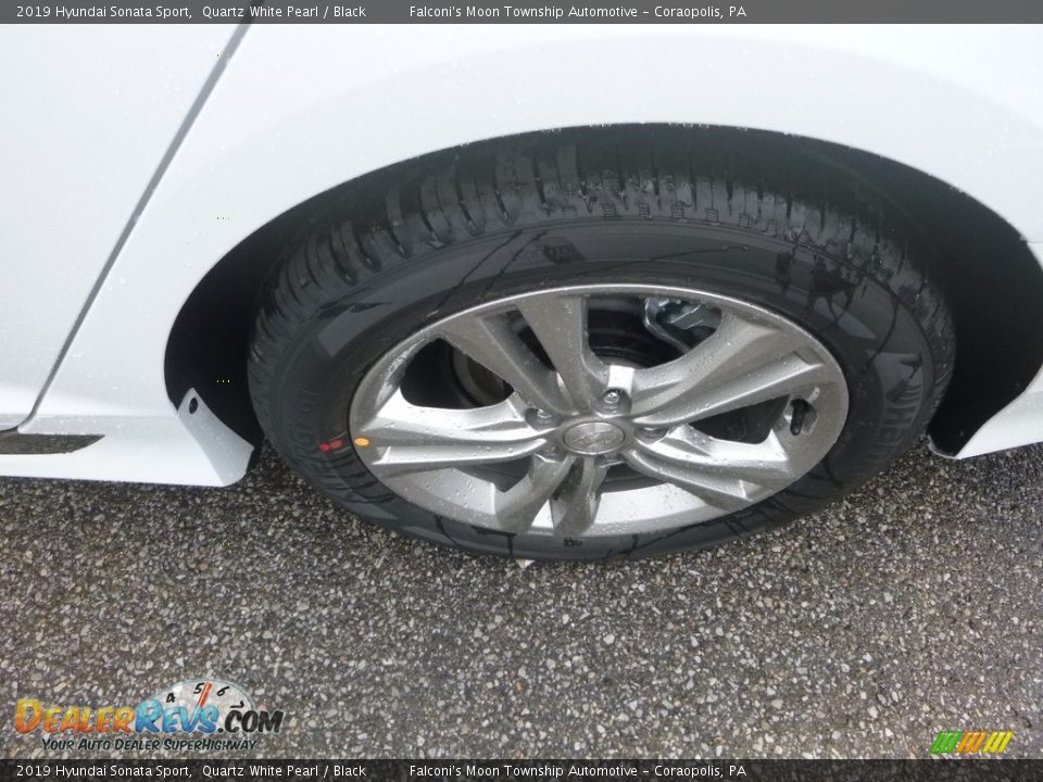 2019 Hyundai Sonata Sport Quartz White Pearl / Black Photo #7