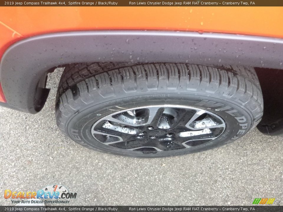 2019 Jeep Compass Trailhawk 4x4 Spitfire Orange / Black/Ruby Photo #2