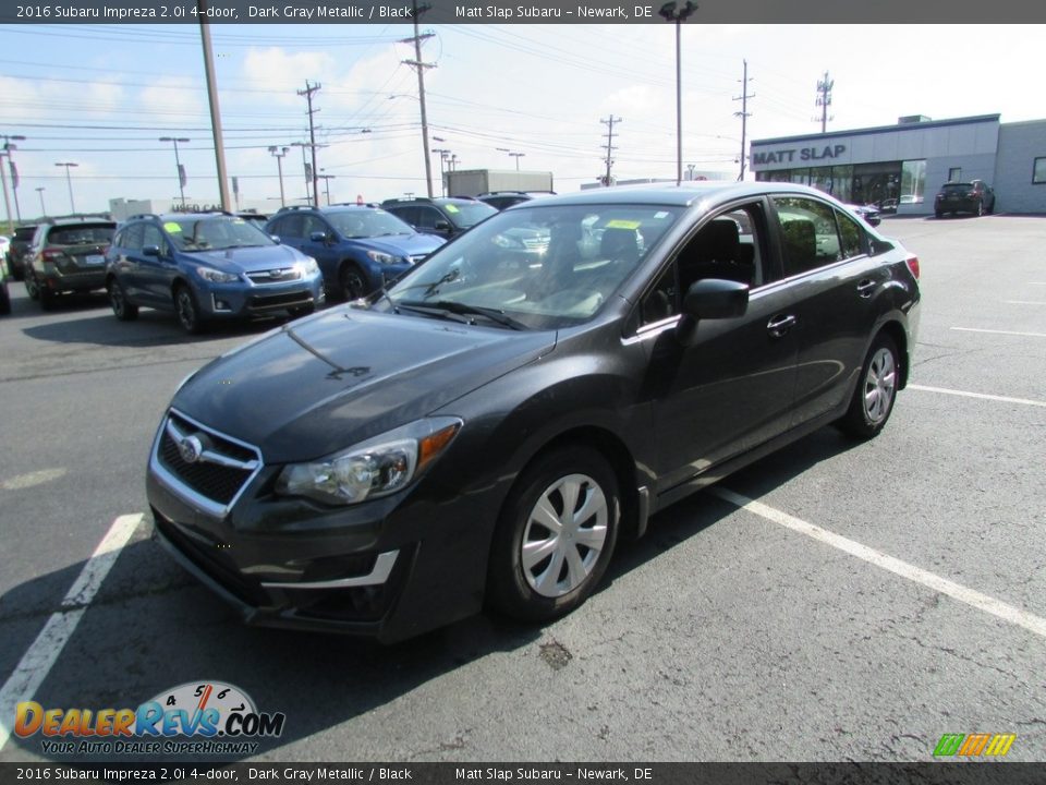 2016 Subaru Impreza 2.0i 4-door Dark Gray Metallic / Black Photo #2