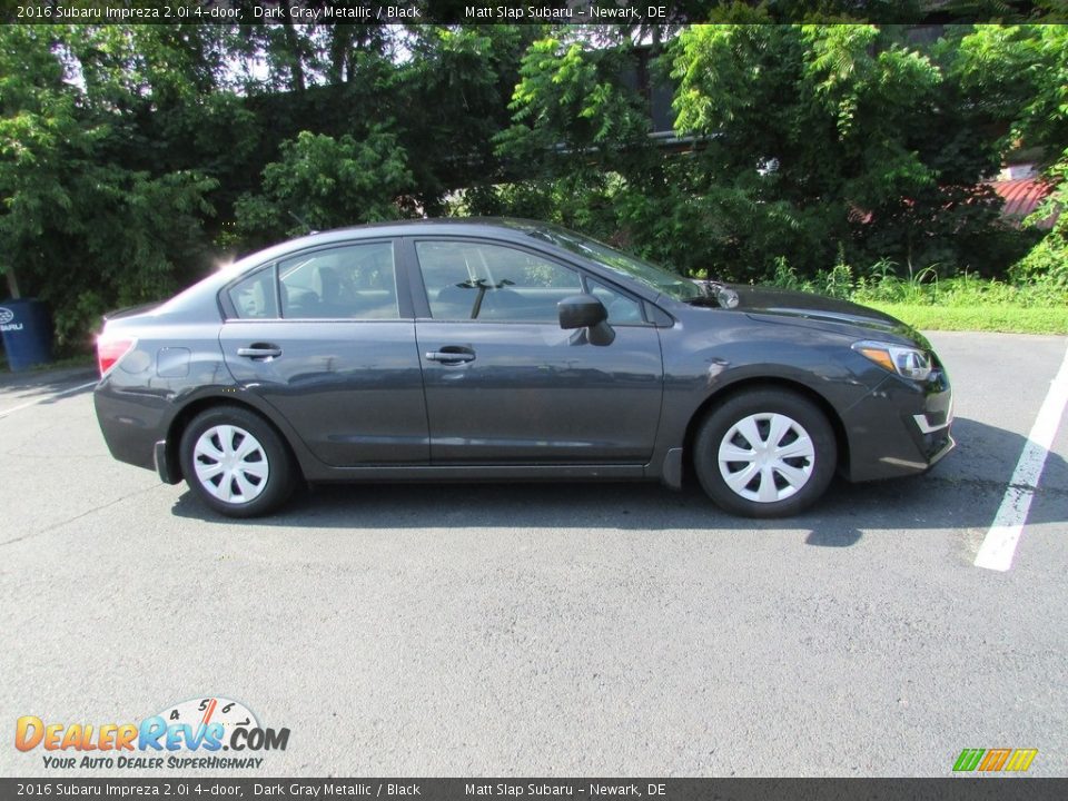 2016 Subaru Impreza 2.0i 4-door Dark Gray Metallic / Black Photo #5