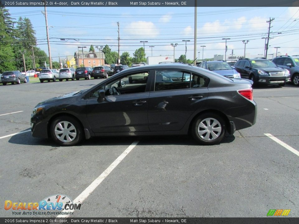 2016 Subaru Impreza 2.0i 4-door Dark Gray Metallic / Black Photo #9