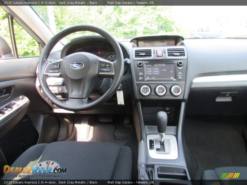 2016 Subaru Impreza 2.0i 4-door Dark Gray Metallic / Black Photo #10