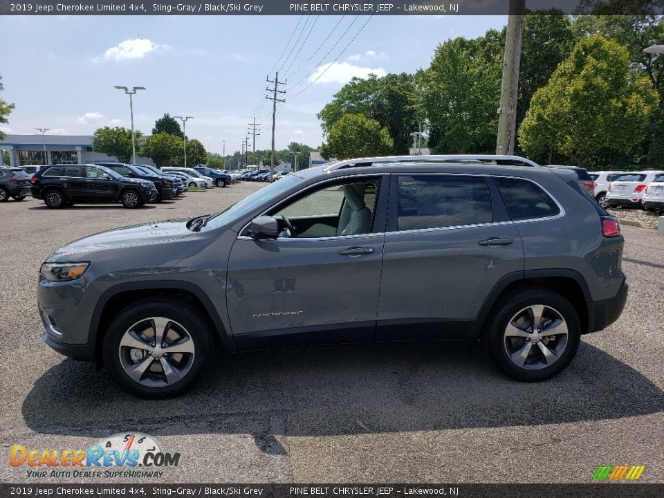 2019 Jeep Cherokee Limited 4x4 Sting-Gray / Black/Ski Grey Photo #3