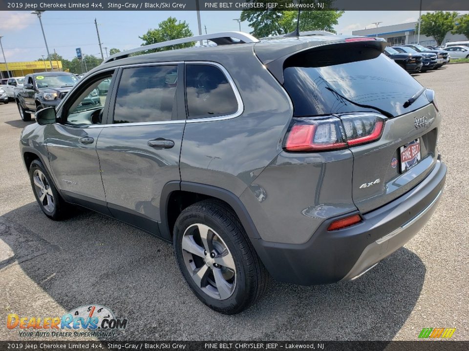 2019 Jeep Cherokee Limited 4x4 Sting-Gray / Black/Ski Grey Photo #4