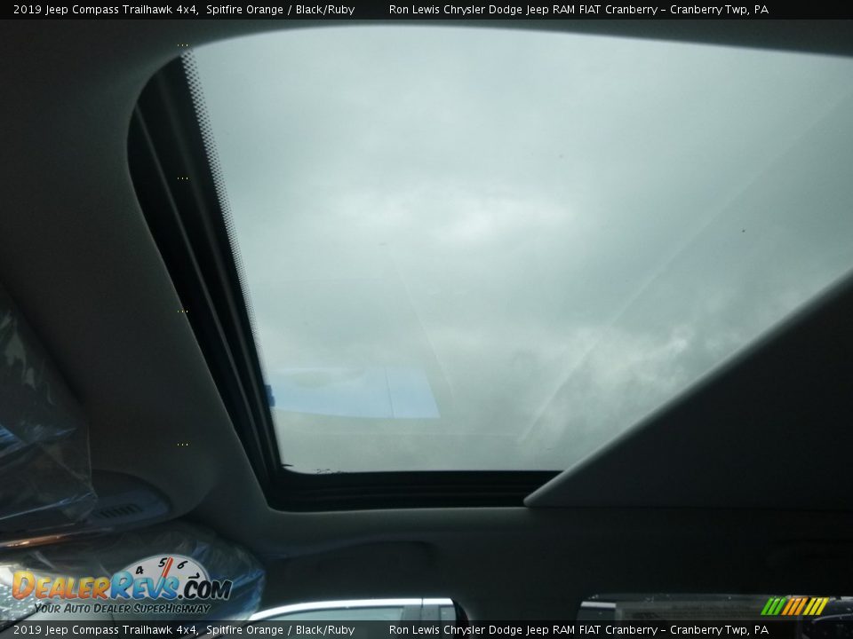 2019 Jeep Compass Trailhawk 4x4 Spitfire Orange / Black/Ruby Photo #16