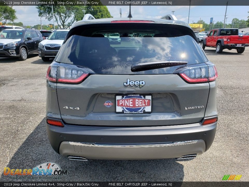 2019 Jeep Cherokee Limited 4x4 Sting-Gray / Black/Ski Grey Photo #5