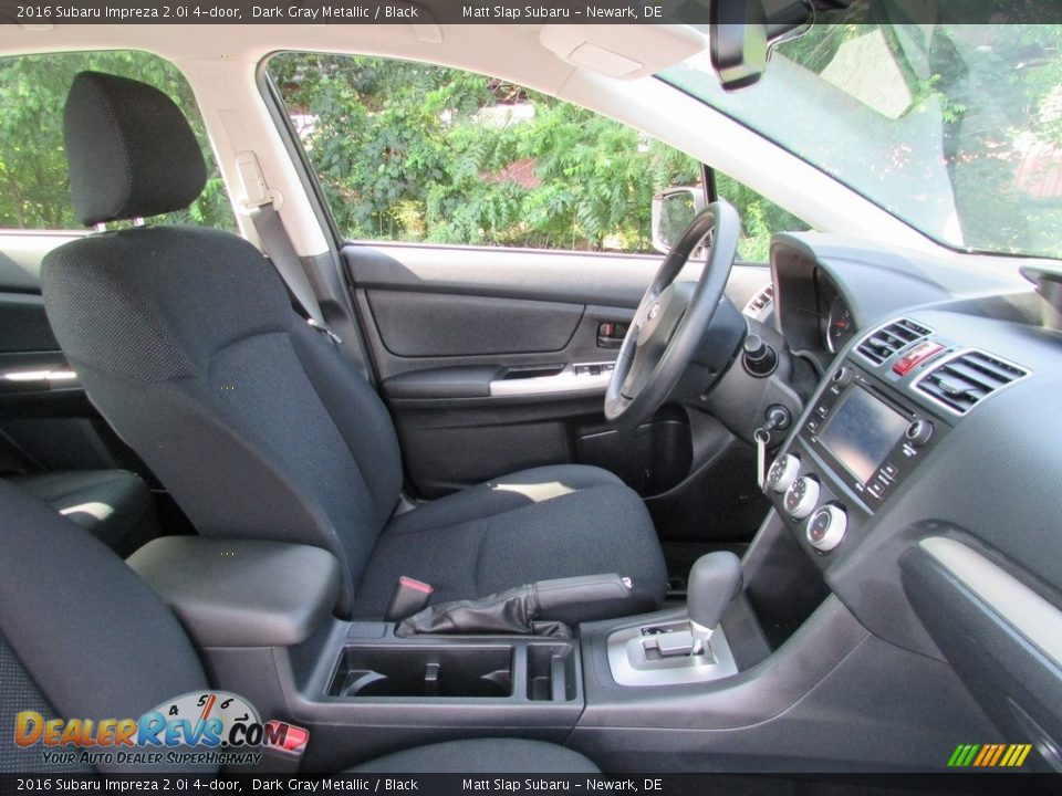 2016 Subaru Impreza 2.0i 4-door Dark Gray Metallic / Black Photo #17