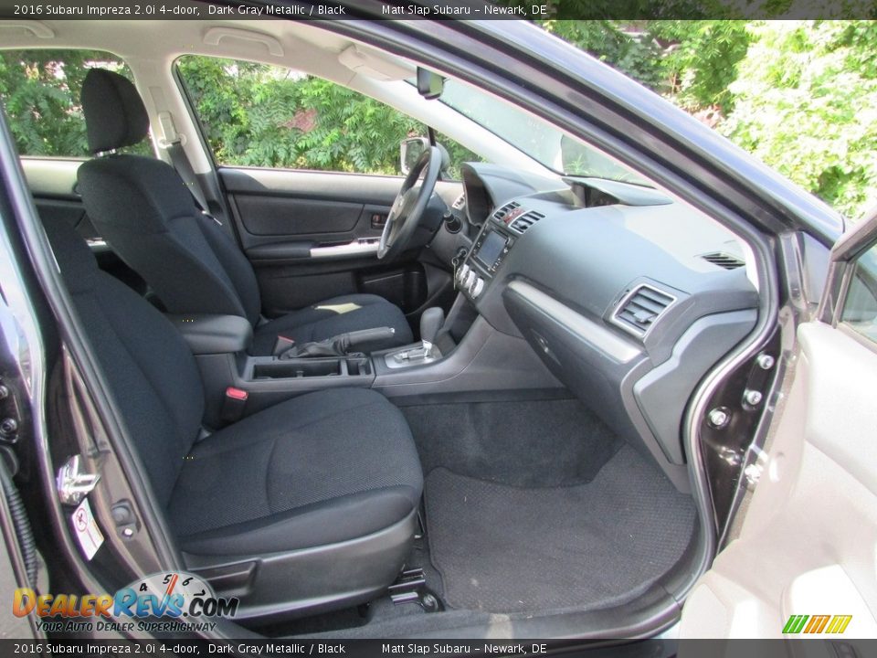 2016 Subaru Impreza 2.0i 4-door Dark Gray Metallic / Black Photo #18