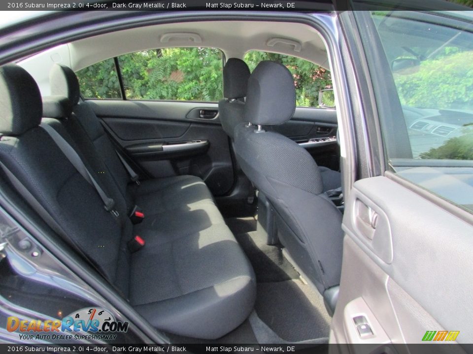 2016 Subaru Impreza 2.0i 4-door Dark Gray Metallic / Black Photo #19