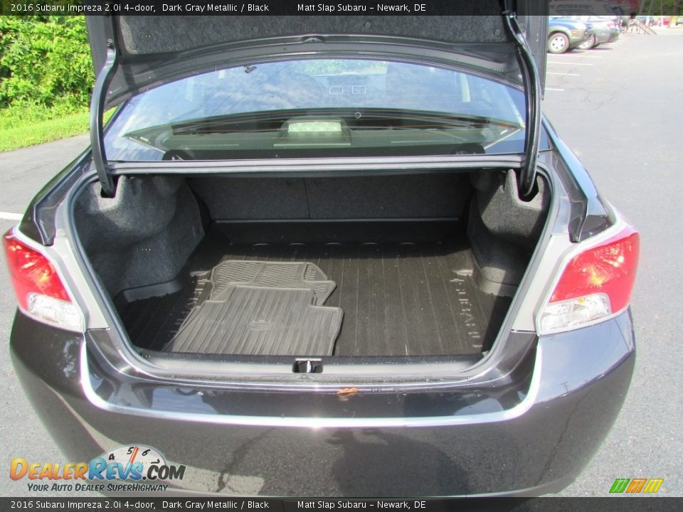 2016 Subaru Impreza 2.0i 4-door Dark Gray Metallic / Black Photo #20