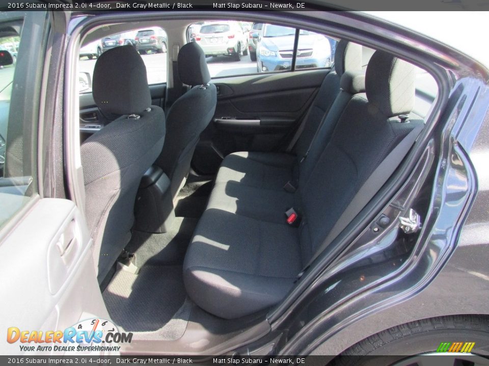 2016 Subaru Impreza 2.0i 4-door Dark Gray Metallic / Black Photo #21