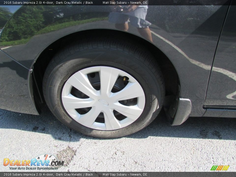2016 Subaru Impreza 2.0i 4-door Dark Gray Metallic / Black Photo #22