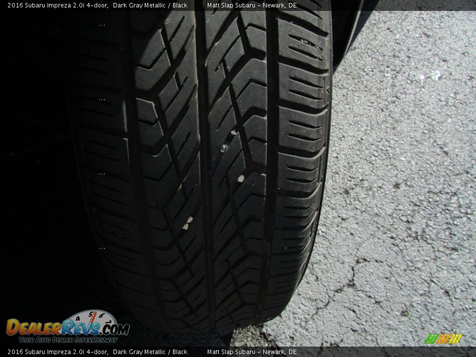 2016 Subaru Impreza 2.0i 4-door Dark Gray Metallic / Black Photo #23