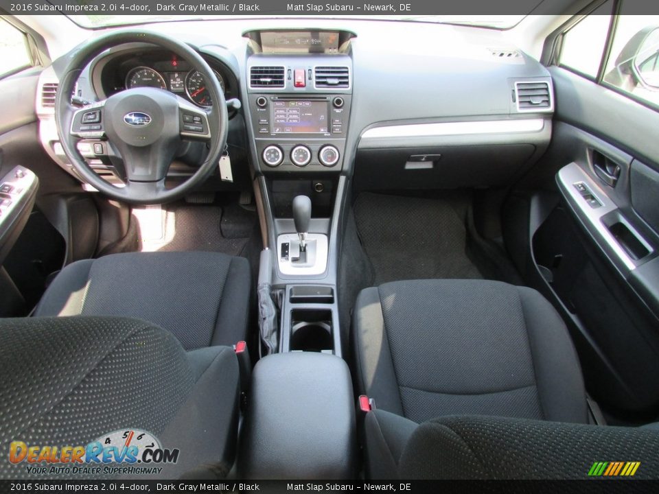 2016 Subaru Impreza 2.0i 4-door Dark Gray Metallic / Black Photo #24