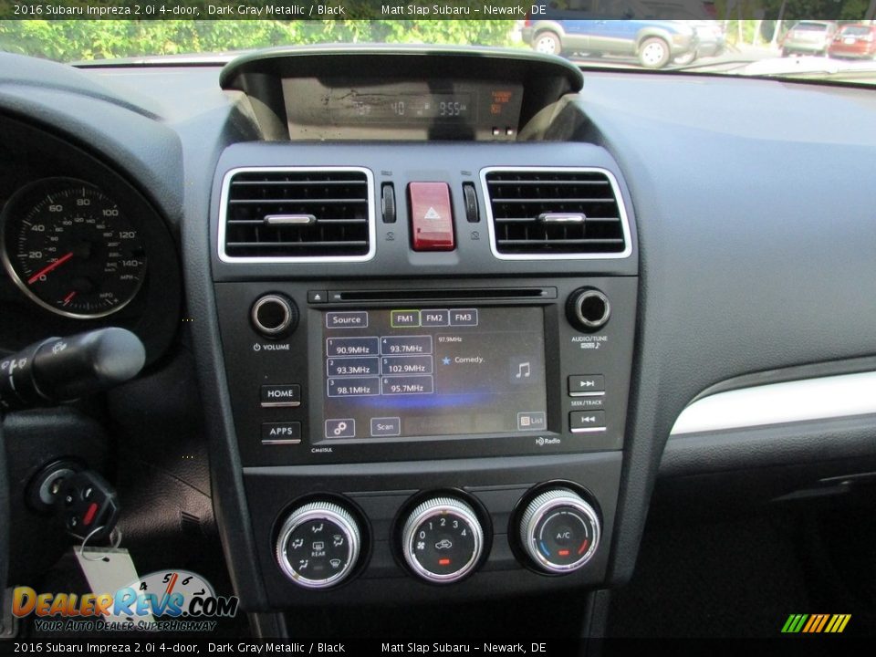 2016 Subaru Impreza 2.0i 4-door Dark Gray Metallic / Black Photo #25