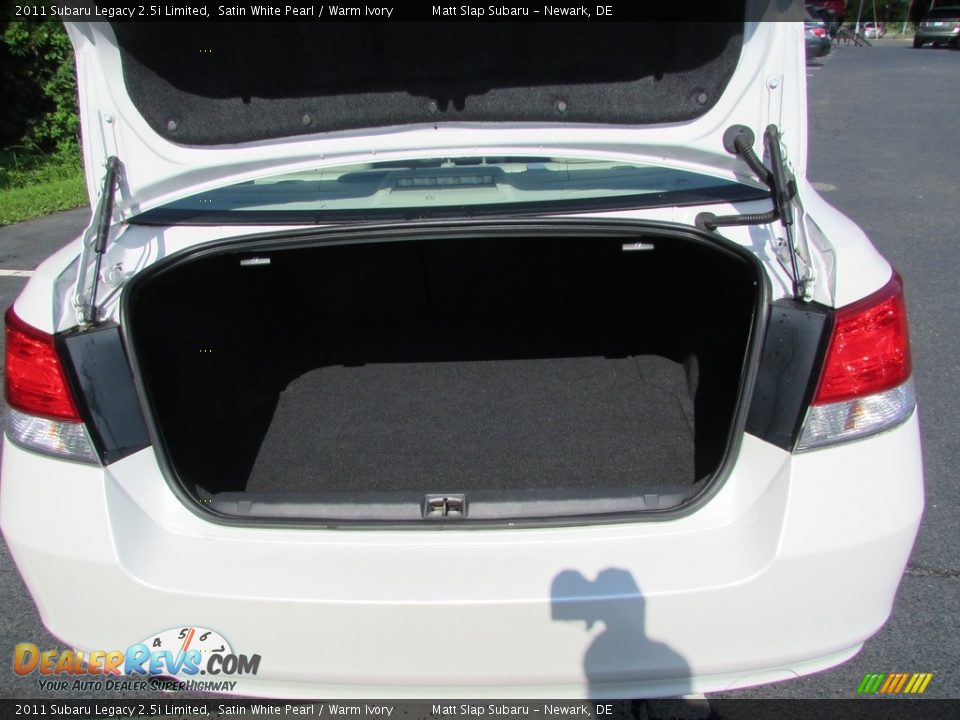 2011 Subaru Legacy 2.5i Limited Satin White Pearl / Warm Ivory Photo #20