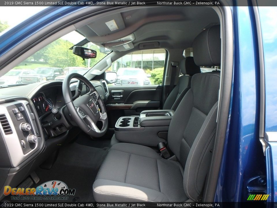 Front Seat of 2019 GMC Sierra 1500 Limited SLE Double Cab 4WD Photo #16