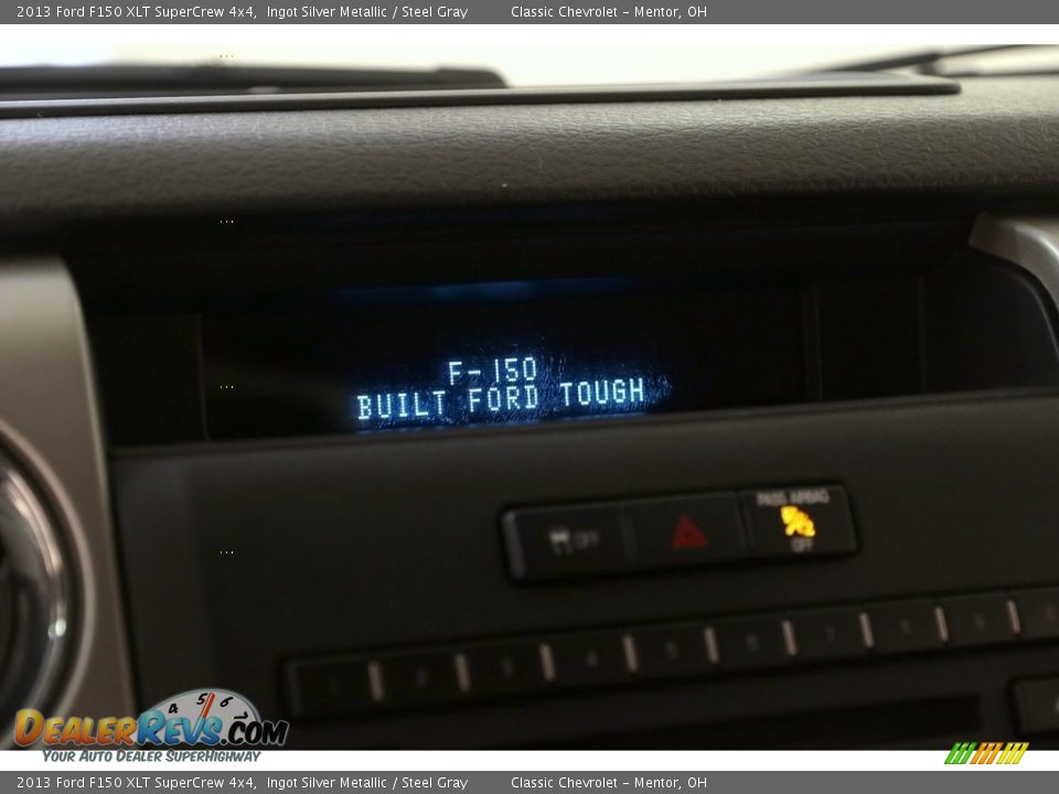 2013 Ford F150 XLT SuperCrew 4x4 Ingot Silver Metallic / Steel Gray Photo #10
