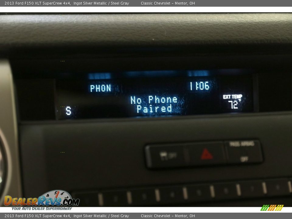 2013 Ford F150 XLT SuperCrew 4x4 Ingot Silver Metallic / Steel Gray Photo #12