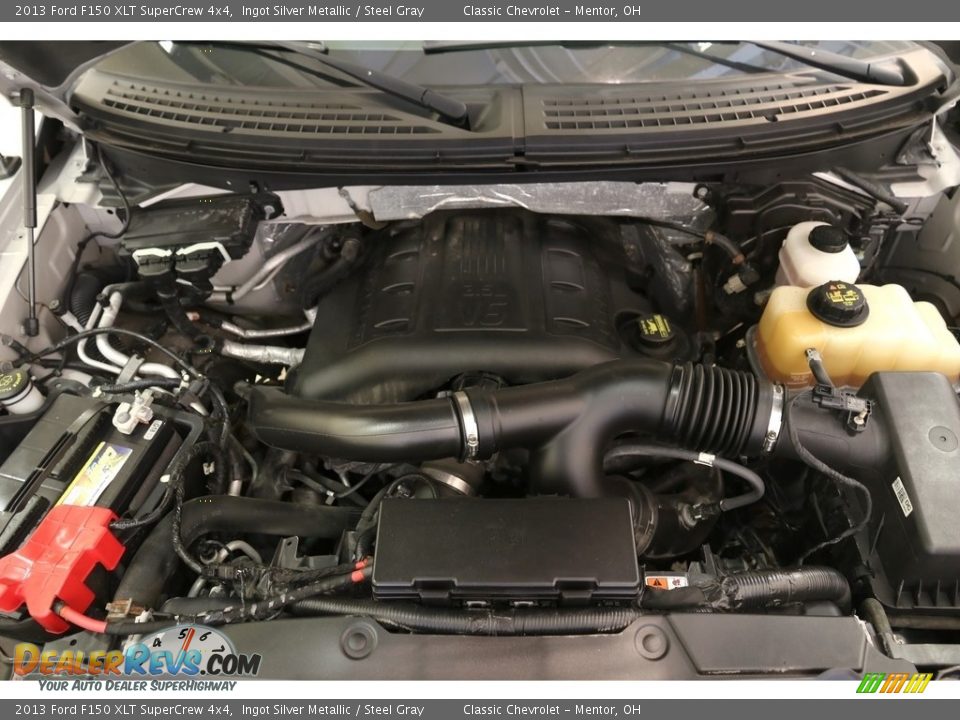 2013 Ford F150 XLT SuperCrew 4x4 Ingot Silver Metallic / Steel Gray Photo #18
