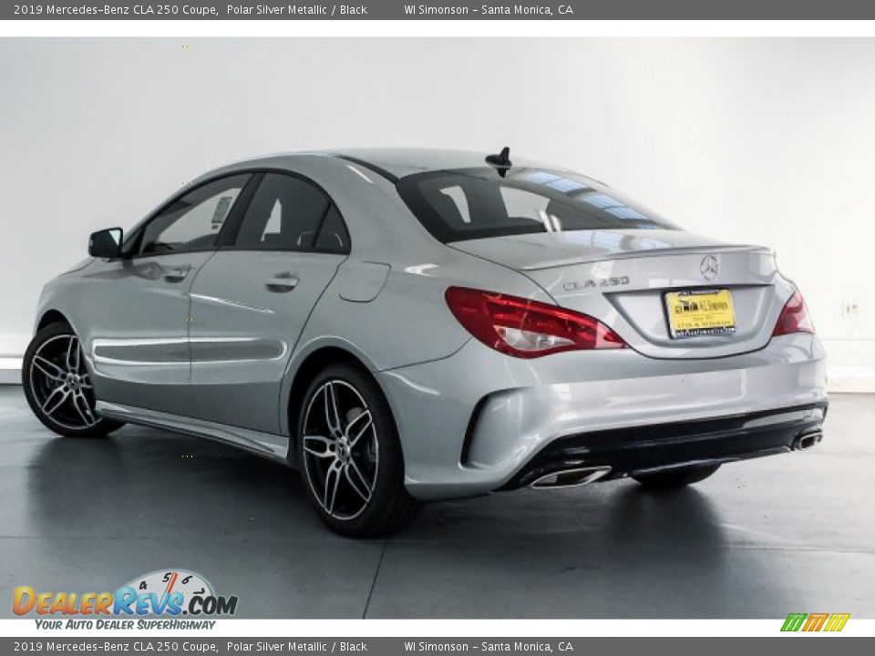 2019 Mercedes-Benz CLA 250 Coupe Polar Silver Metallic / Black Photo #2