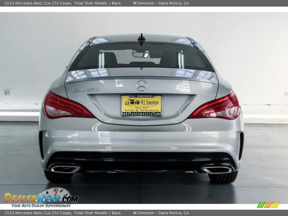 2019 Mercedes-Benz CLA 250 Coupe Polar Silver Metallic / Black Photo #3