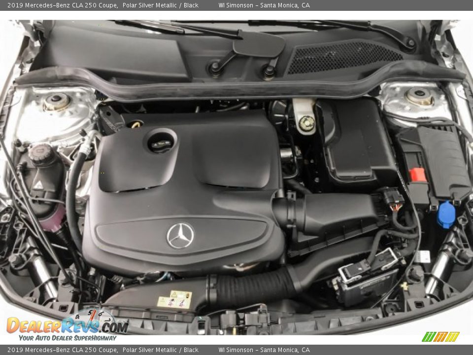 2019 Mercedes-Benz CLA 250 Coupe Polar Silver Metallic / Black Photo #8
