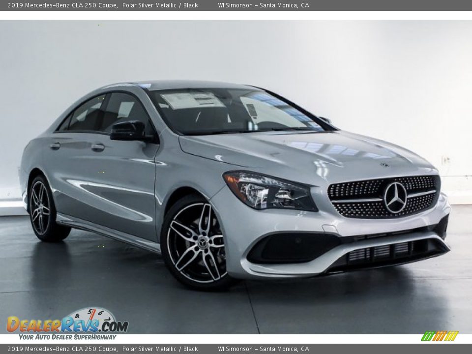 2019 Mercedes-Benz CLA 250 Coupe Polar Silver Metallic / Black Photo #12