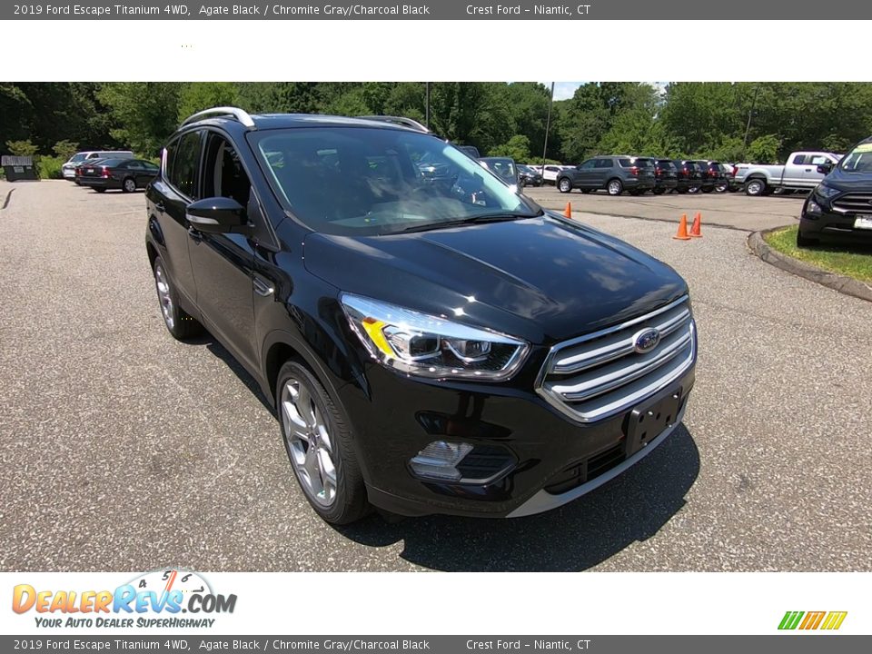 2019 Ford Escape Titanium 4WD Agate Black / Chromite Gray/Charcoal Black Photo #1