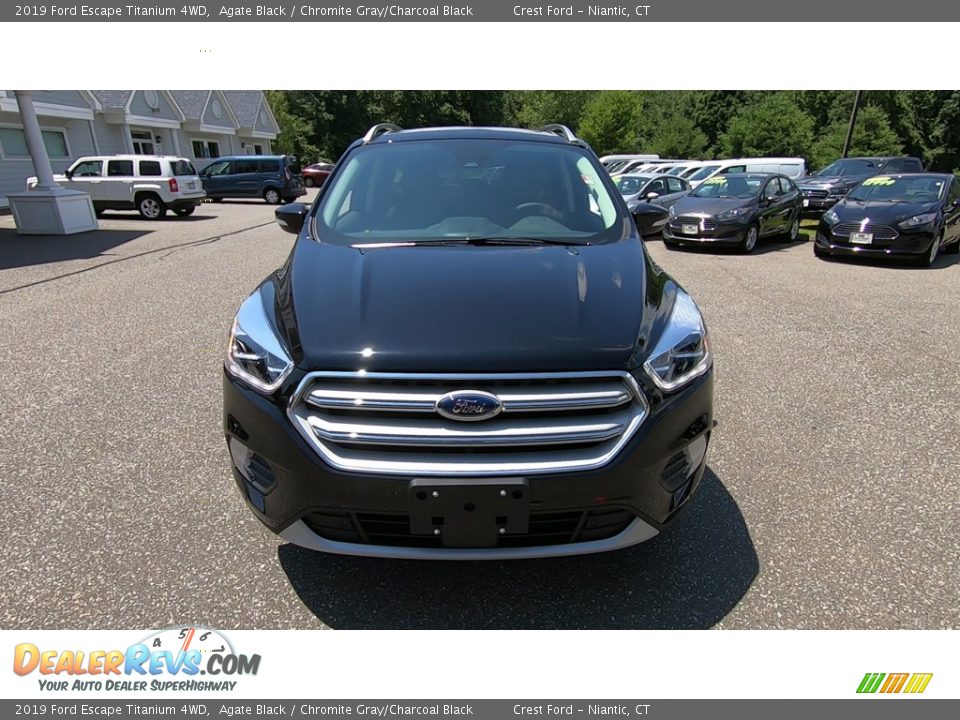 2019 Ford Escape Titanium 4WD Agate Black / Chromite Gray/Charcoal Black Photo #2