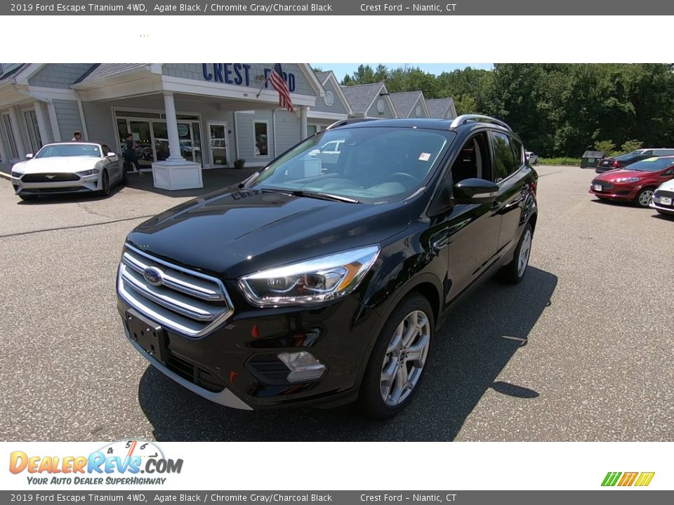 2019 Ford Escape Titanium 4WD Agate Black / Chromite Gray/Charcoal Black Photo #3