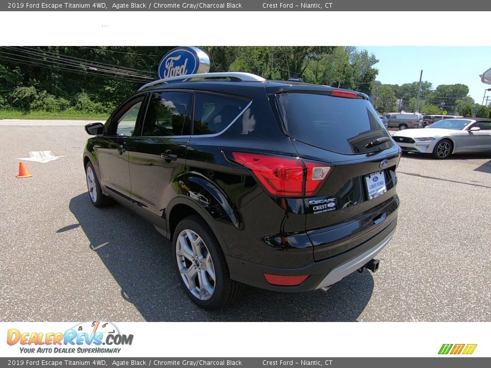 2019 Ford Escape Titanium 4WD Agate Black / Chromite Gray/Charcoal Black Photo #5