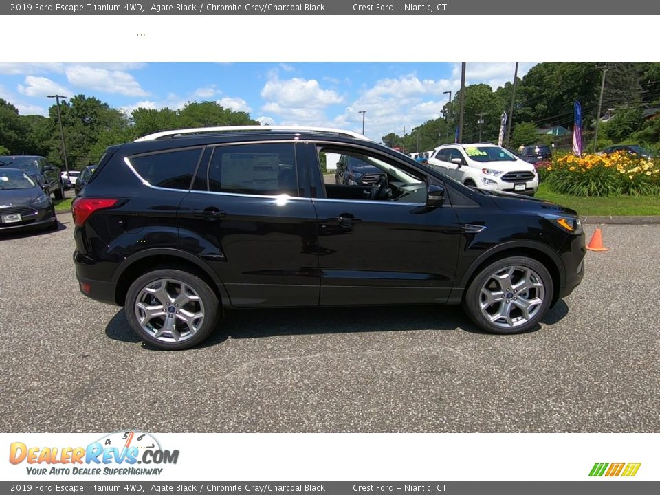 2019 Ford Escape Titanium 4WD Agate Black / Chromite Gray/Charcoal Black Photo #8