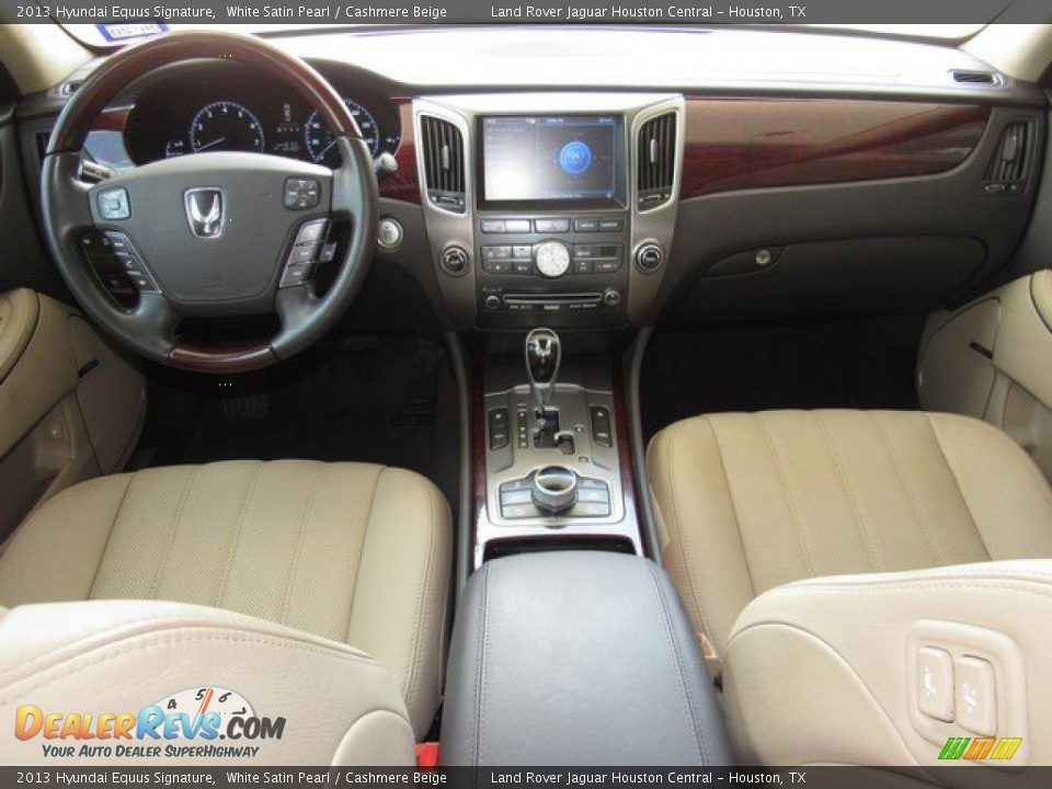 2013 Hyundai Equus Signature White Satin Pearl / Cashmere Beige Photo #4