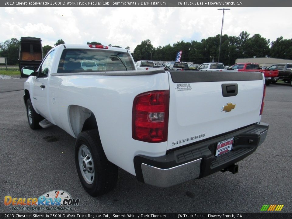 2013 Chevrolet Silverado 2500HD Work Truck Regular Cab Summit White / Dark Titanium Photo #3