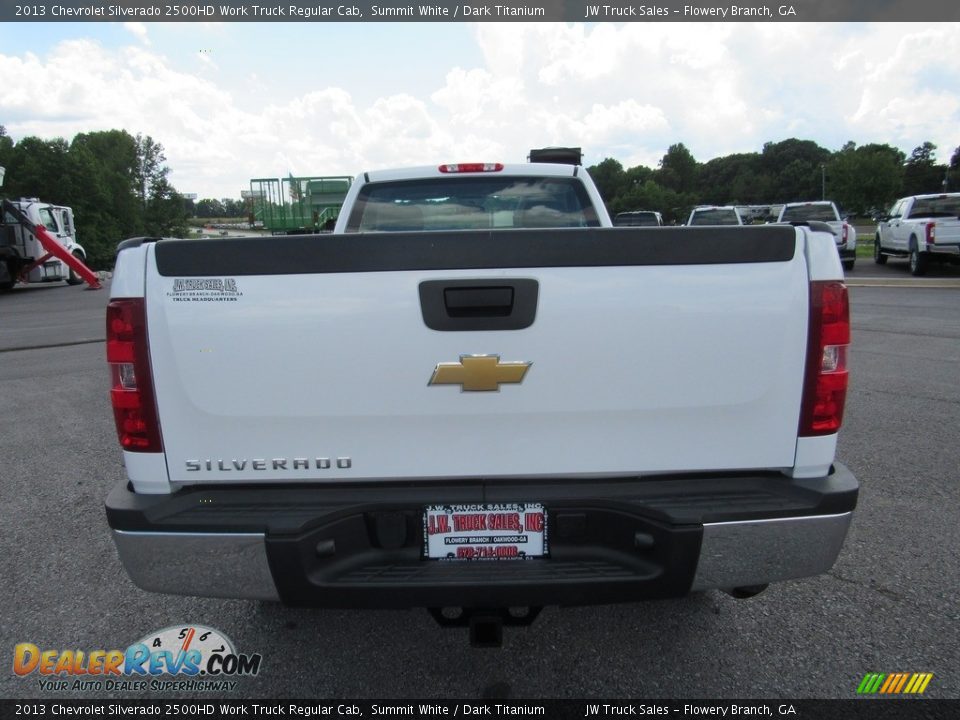 2013 Chevrolet Silverado 2500HD Work Truck Regular Cab Summit White / Dark Titanium Photo #4