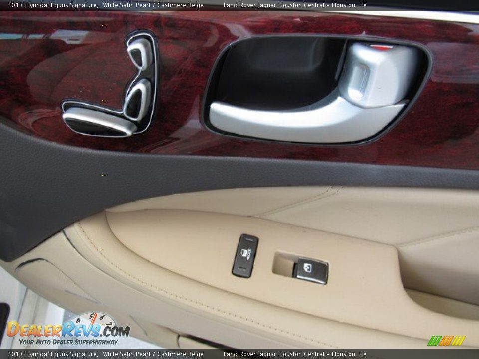 2013 Hyundai Equus Signature White Satin Pearl / Cashmere Beige Photo #21