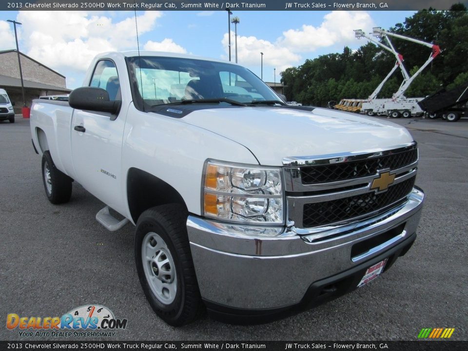 2013 Chevrolet Silverado 2500HD Work Truck Regular Cab Summit White / Dark Titanium Photo #7