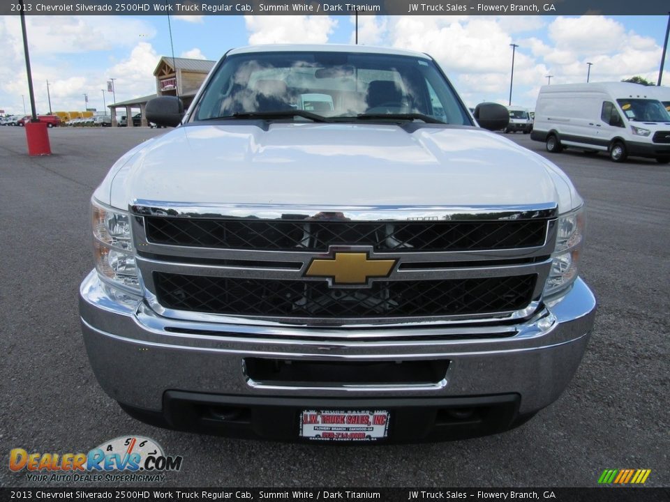 2013 Chevrolet Silverado 2500HD Work Truck Regular Cab Summit White / Dark Titanium Photo #8